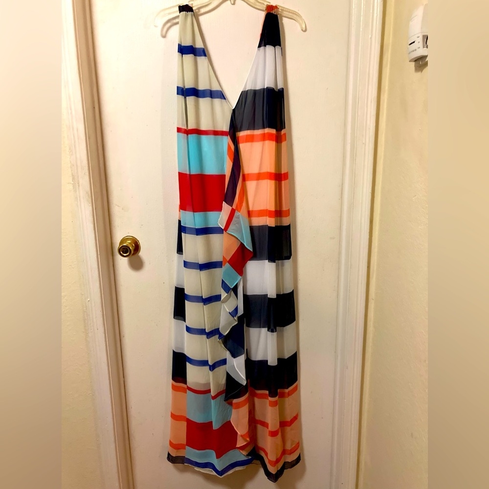 Lane Bryant Plus Sized Fun and Festive Long Dress